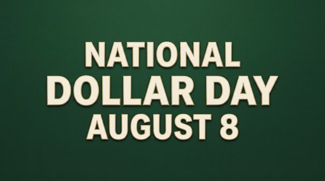 National Dollar Day celebration on August 8