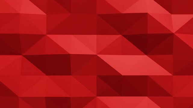 Abstract red geometric low poly texture background wallpaper design