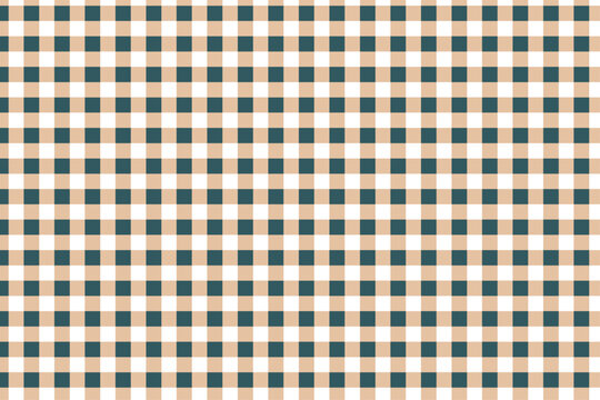 green gingham fabric texture, square green pattern design, fabric texture cream color illustration vector, pattern, plaid, fabric, seamless, cloth, wallpaper, checkered, design, gingham, brown, 