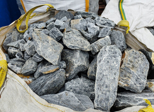 Asbestos bearing serpentinite rock background