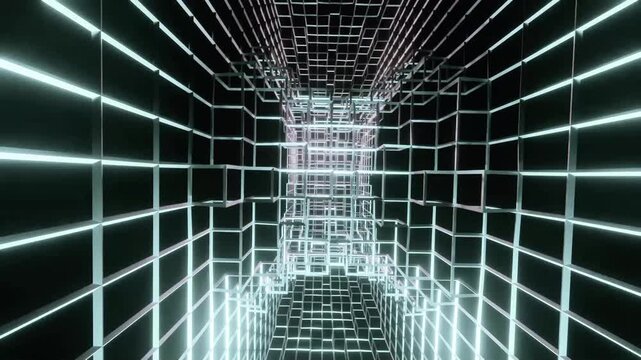 abstract technology background with binary code