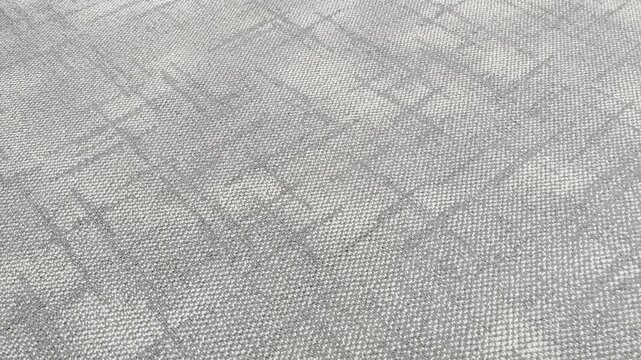 Grey Plaid Fabric Texture Background with Checkered Pattern