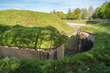 Obraz premium Fortifications of Fort de Nuestra Senora de Guadalupe in San Sebastian Spain
