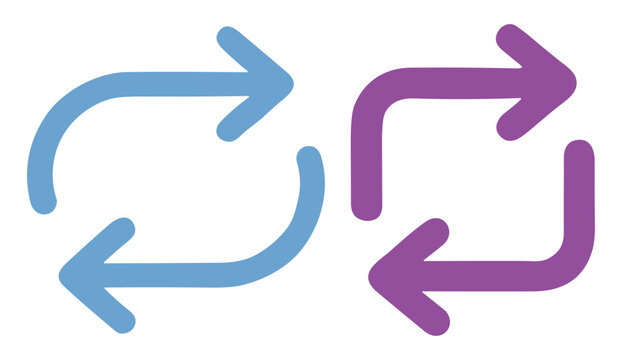 Set of simple black line icons representing office and digital workspace with computer, desk, keyboard, mouse, tablet, coffee cup, and stationery on transparent background