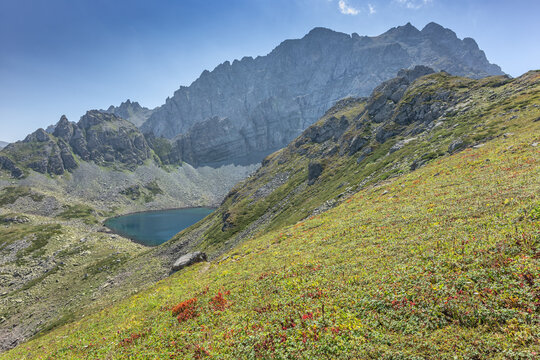 Mountain scenery in the Black Sea region...