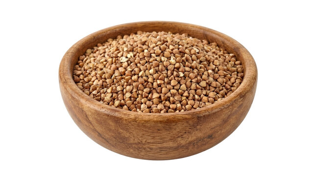 Close up of a wooden bowl filled with whole coffee beans.