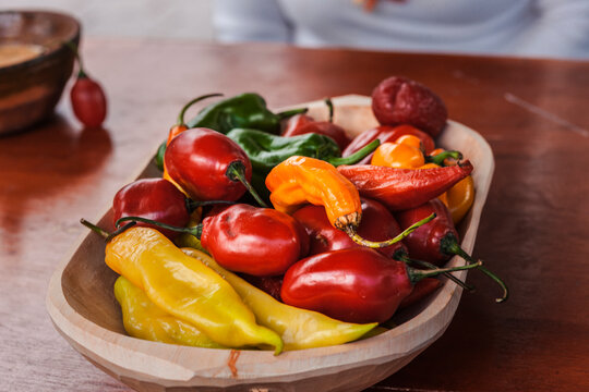 Close up of a organic and fresh Hot Chili Pepper