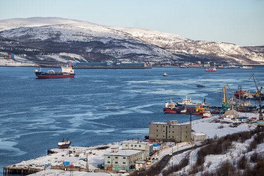 Kola Bay and Murmansk port