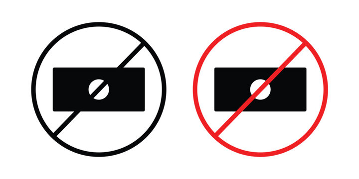 No money icon