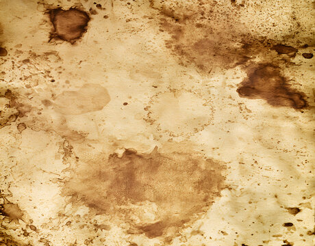 background with an antique style and aged paper texture, featuring stains