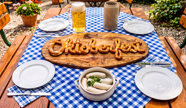 Oktoberfest Tisch