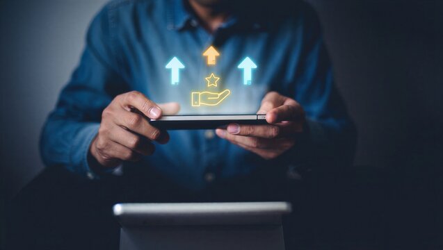 Loyalty rewards and redeem points concept on mobile app, showing customer engagement, bonus benefits, cashback, and membership rewards that increase satisfaction and long-term brand loyalty.
