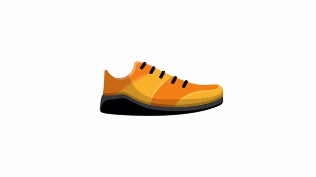 Orange black sneaker perfect for gym, athletic fashion, casual wear. Simple style footwear ideal for sports enthusiasts and fashionconscious individuals.