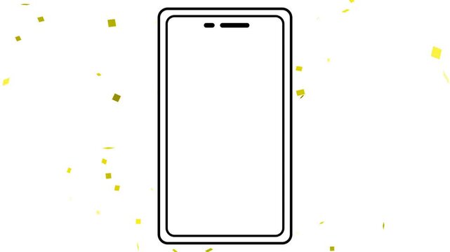 パソコン, スマホ, PC, 紙吹雪, 集中線, 効果線, 漫画, ノートパソコン, コンピュータ, ノート, テクノ, ビジネス, モニター, サイバー, コミュニケーション, オフィス, ネットワーク, 鍵盤, 正月, クリスマス, メリークリスマース, 携帯, 電話, ハロウィン, Personal computer, smartphone, PC, confetti, speed line