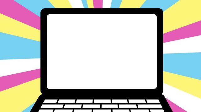 パソコン, スマホ, PC, 紙吹雪, 集中線, 効果線, 漫画, ノートパソコン, コンピュータ, ノート, テクノ, ビジネス, モニター, サイバー, コミュニケーション, オフィス, ネットワーク, 鍵盤, 正月, クリスマス, メリークリスマース, 携帯, 電話, ハロウィン, Personal computer, smartphone, PC, confetti, speed line