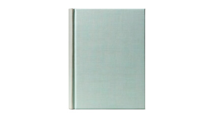 Fototapeta premium Light blue hardcover book isolated on transparent background