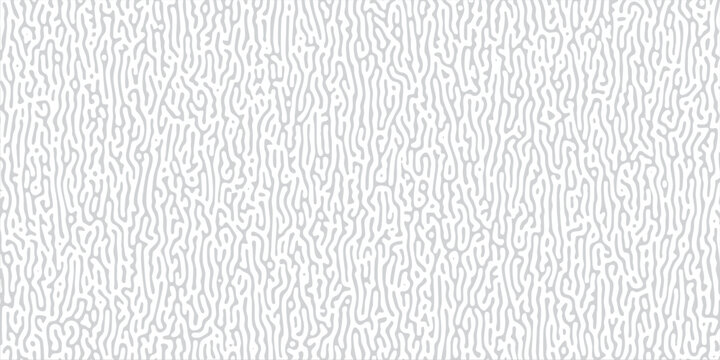 Modern White Biomorphic Turing Pattern Inspired by Natural Morphogenesis creative graphic design eps10