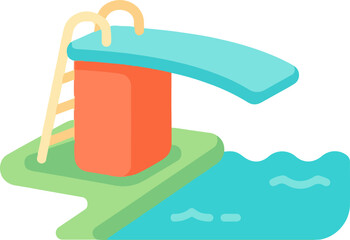 Obraz premium Inflatable Pool Toy Raft.
