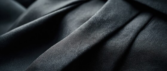 Fototapeta premium Close up of elegant black leather texture