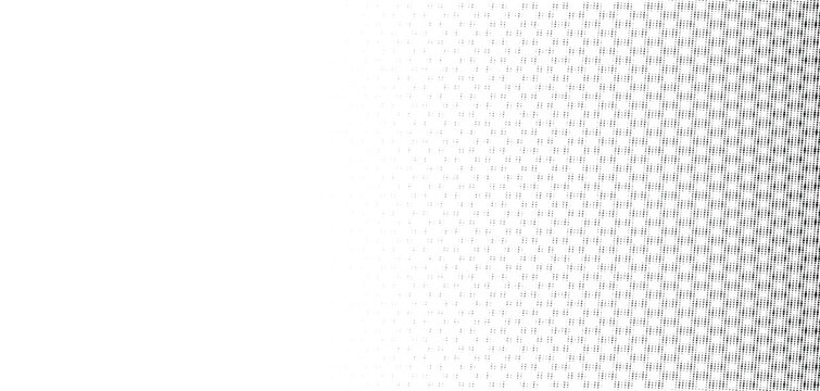 Gradual dots fade, black halftone, checkered transparency
