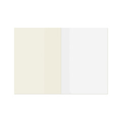 Fototapeta premium Minimalist Split Tone Neutral Background Featuring Soft Cream and Pure White Rectangular Panels