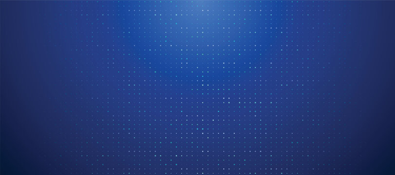 Technological dot pattern, blue glow grid, abstract backdrop