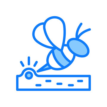Bee Sting blue icon