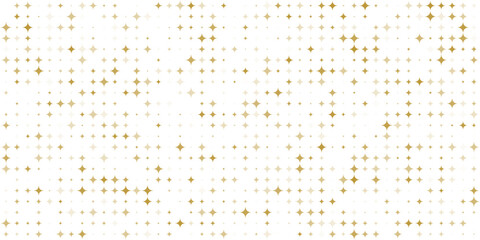 Gold falling down confetti background. Repeated golden dotted glitter pattern. Yellow, orange and golden dots wallpaper. © laily