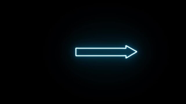 Futuristic Direction Pointer. transition of arrow. direction arrow.