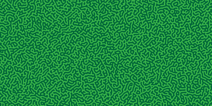 Modern Green Biomorphic Surface Inspired by Natural Morphogenesis creative graphic design eps10