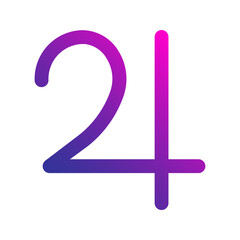 jupiter line gradient icon © dwi