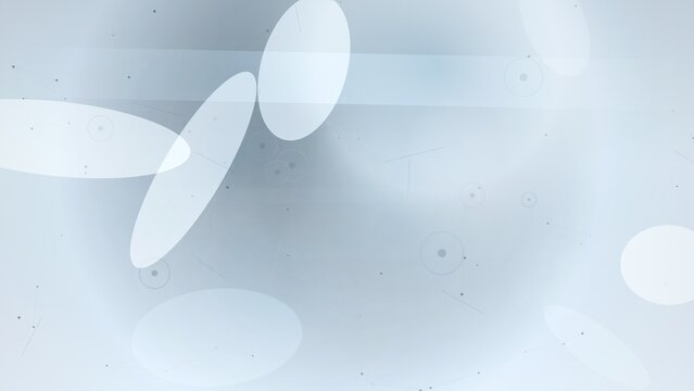 Abstract geometric cloud shapes isolated