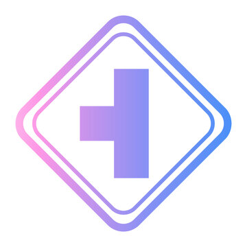 traffic Line Gradient Icon