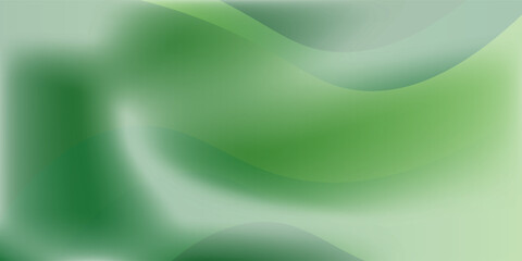 Fototapeta premium Abstract green wavy background. Vector Eps 10