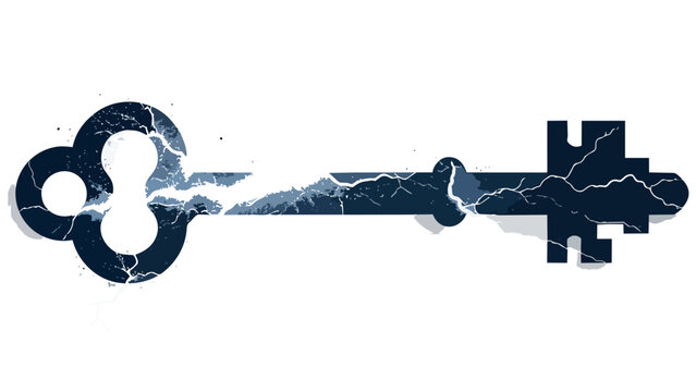 Two hands breaking apart heavy chains, powerful liberation and freedom illustration representing strength and breaking free from constraints