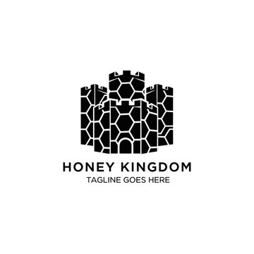 Unique fusion of a honey bee comb and a fortress for organic building or community.