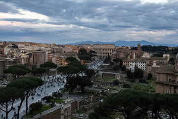 Fototapeta premium Rome skyline