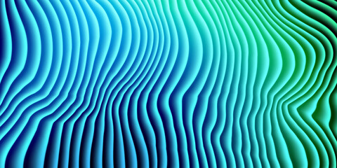 Obraz premium Abstract flowing shapes with blue and green gradient texture abstract gradient