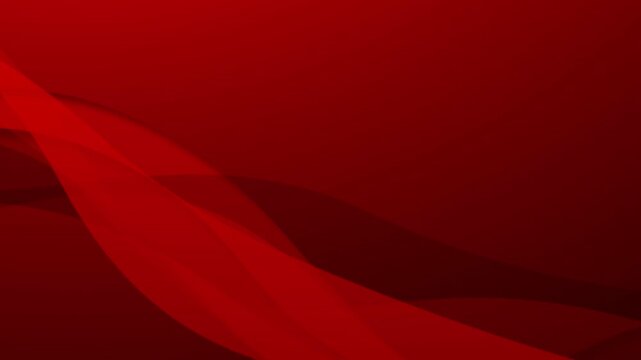 red background abstract wave shape smooth motion futuristic banner design