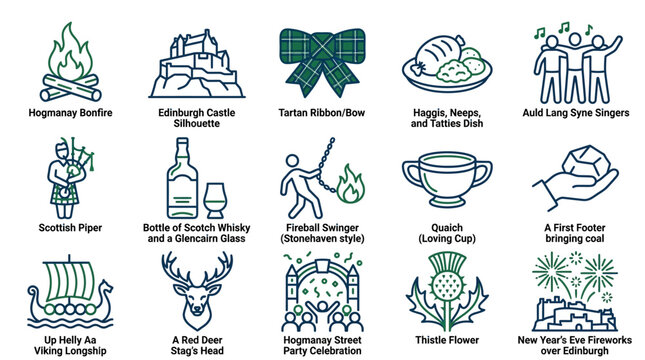 Celebratory Scottish New Year Traditions and Festivities