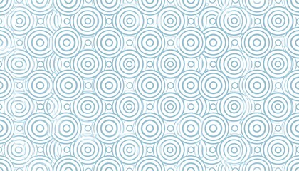 Fototapeta premium Geometric pattern design with blue circles and squares