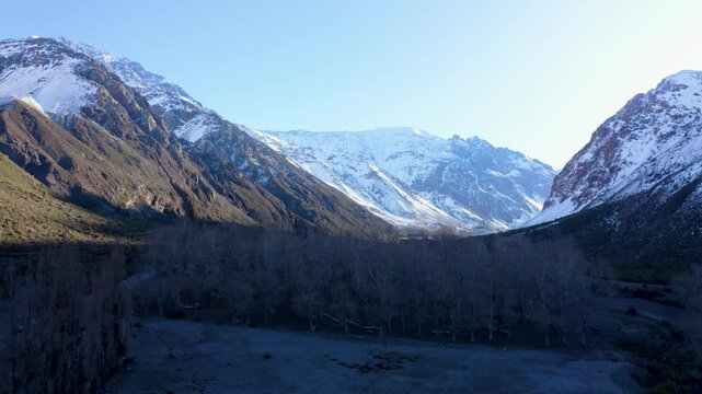 chile off road suv driving cajon del maipo mountain highway