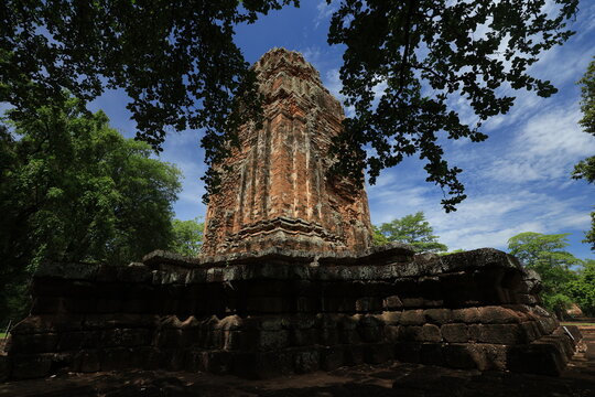 Extant structures of Prang Si Thep within the inner city of Si Thep Historical Park , an archaeological site in Phetchabun province, THAILAND