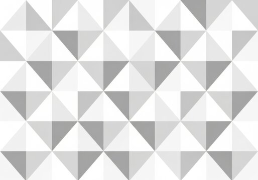 Geometric pattern with gray and white triangles in seamless repeat