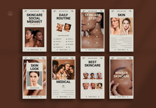 Skincare Story Pack Template