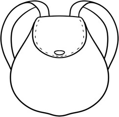가방, 귀여운, 심플, 배낭, 가방 그림, 귀여운 가방, 백, 예쁜 가방, 가방 선 그림, Bag, cute, simple, backpack, bag drawing, cute bag, bag, pretty bag, bag drawing © 보민 권
