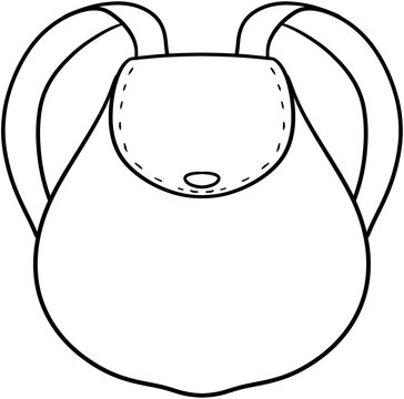 가방, 귀여운, 심플, 배낭, 가방 그림, 귀여운 가방, 백, 예쁜 가방, 가방 선 그림, Bag, cute, simple, backpack, bag drawing, cute bag, bag, pretty bag, bag drawing