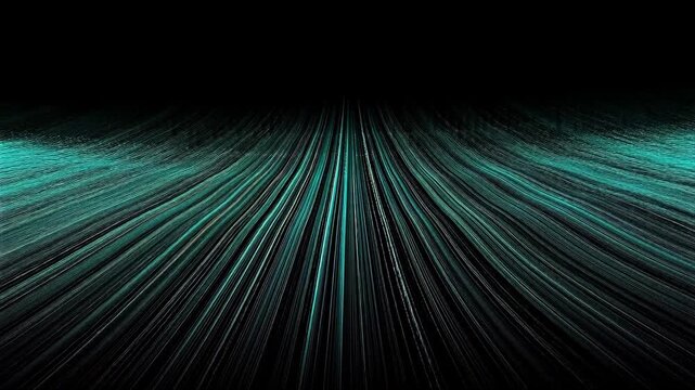 Abstract pattern of glowing lines
