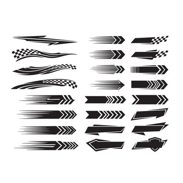 Ultimate Racing Speed Lines Vector Bundle &ndash; Dynamic Stripe, Motorsport & Esports Graphic Collection