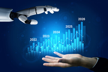 image showing data-driven projection of business performance trends across five years using charts and analytics for strategic planning and decision making Vouch © InfiniteFlow